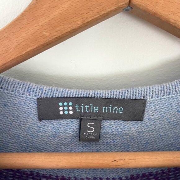 Title Nine Wool/Silk Blend Fair Isle Sweater - Picture 3 of 8